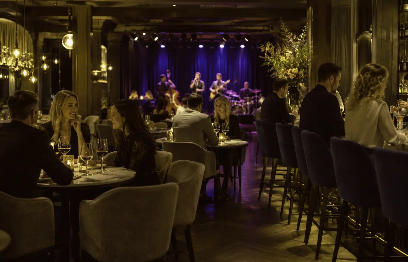 Lounge- en verblijfsruimte in een fysieke entertainmentlocatie
